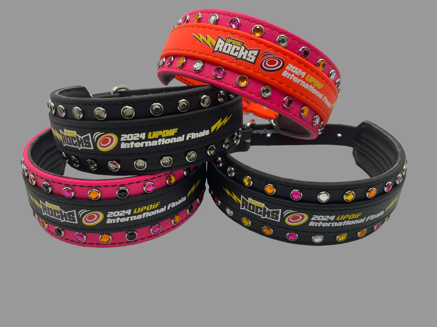 CLEARANCE - 2 Toned Collar - 2024 UpDif 2" Bling Collar